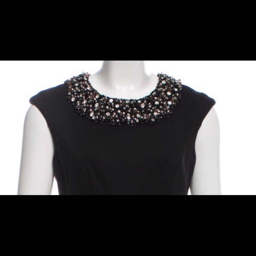 NEW! ML Monique Lhuillier Cocktail Black Dress w/Tags